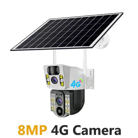 4K Solar CCTV Camera With Advanced Human Detection 10x Zoom