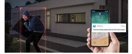 XM 5MP AI IP Camera PoE CCTV Outdoor Security Waterproof NVR System Xmeyepro - stepyours.com