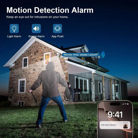 Yoosee 5MP Outdoor IP Camera Weatherproof IP66 360 PTZ Night Vision - stepyours.com