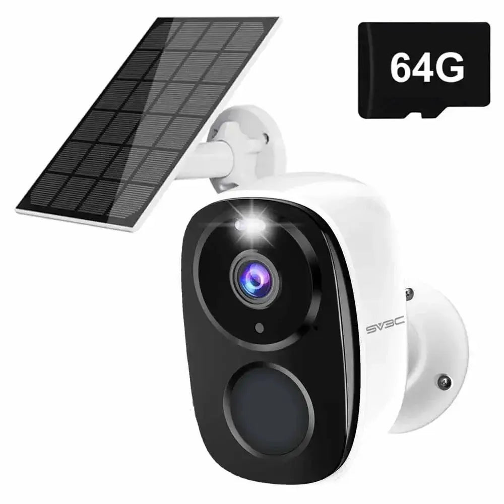 Solar Wireless Outdoor Camera With AI Motion Detection