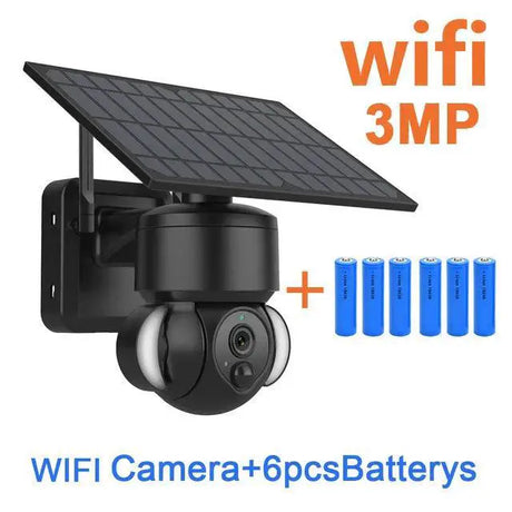 Solar Powered Outdoor Wireless Security Camera Weatherproof