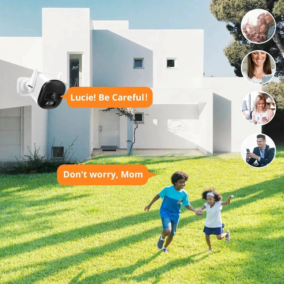 TPTEK 3MP WiFi Outdoor Bullet Camera - AI Human Detection, IP66 Weatherproof - stepyours.com