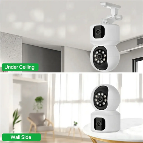 Tuya 8MP Dual Lens WiFi IP Camera - Color Night Vision With Auto Tracking - stepyours.com