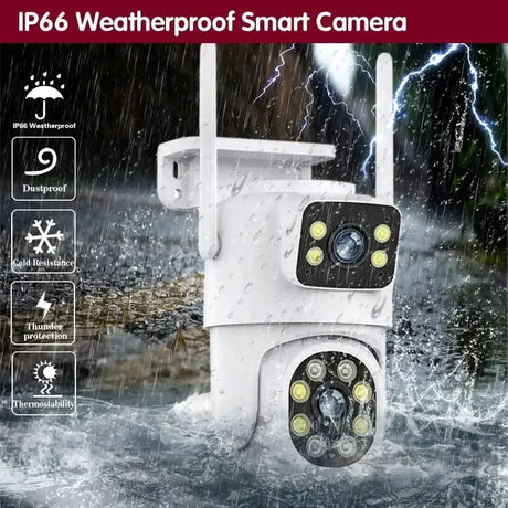 8MP Tuya WiFi PTZ Outdoor Security Camera With AI Auto Tracking Alexa ONVIF - stepyours.com
