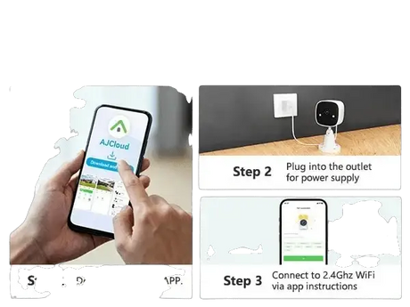 Jennov 2K HD Wireless Security Camera Color Night Vision IP66 Weatherproof - stepyours.com