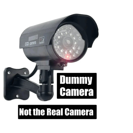 Eleopard Fake Security Camera - Waterproof Dummy CCTV With Red LED Add Hooks - stepyours.com