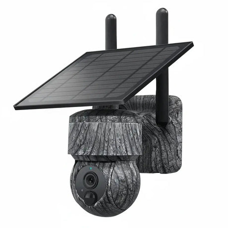 INQMEGA Solar Powered PTZ Camera 5MP 4MP WiFi 4G CCTV With Two Way Audio - stepyours.com
