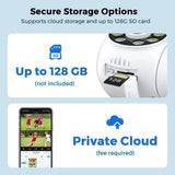 Hooked On 8MP 4K WiFi PTZ Camera Dual Lens Outdoor Security ICSEE App - stepyours.com