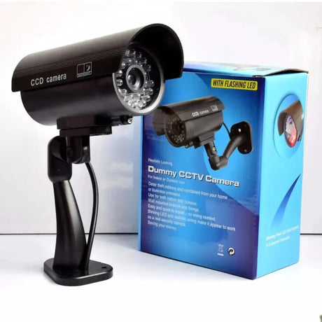 Eleopard Fake Security Camera - Waterproof Dummy CCTV With Red LED Add Hooks - stepyours.com