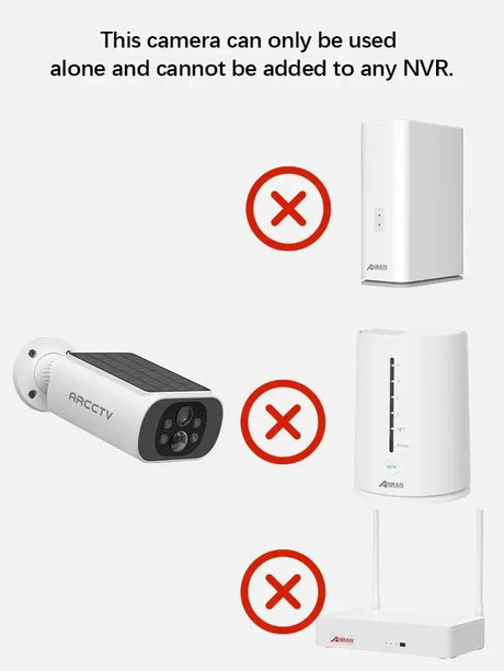 ARCCTV 2K Wireless Solar Camera - Humanoid Detection And Night Vision - stepyours.com