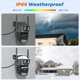 BESDER O - Kam Pro Dual - Lens 10MP - 8MP PTZ Outdoor WiFi Security Camera AI Detection - stepyours.com