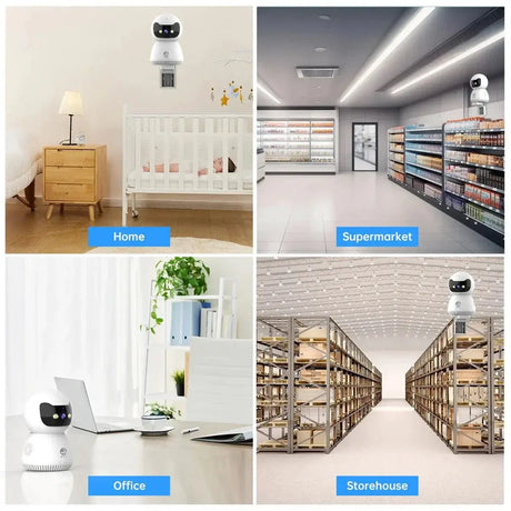 Smart Home Security Camera With AI Tracking And Color Vision