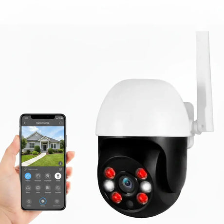 Fuers 8MP 4K Outdoor IP Camera - Auto Tracking And AI Human Detection Tuya Smart - stepyours.com