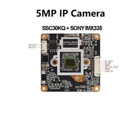 5MP IMX335 OpenIPC CCTV Camera Module 30FPS H265 Dome Board - stepyours.com
