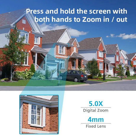 DDBROUGEN A8B PTZ Camera - 4K 8MP AI Humanoid Detection Outdoor Security Hooks - stepyours.com