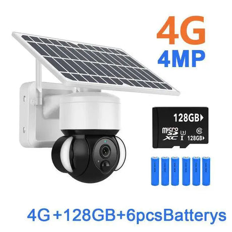 Solar Powered Outdoor Wireless Security Camera Weatherproof