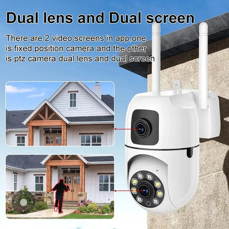 OK - A2 - EU PTZ WiFi Camera With Auto Tracking AI Detection Full Color Night Vision - stepyours.com