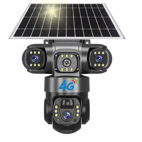 Solar 4G IP Camera 15MP HD Outdoor Night Vision Weatherproof Security - stepyours.com