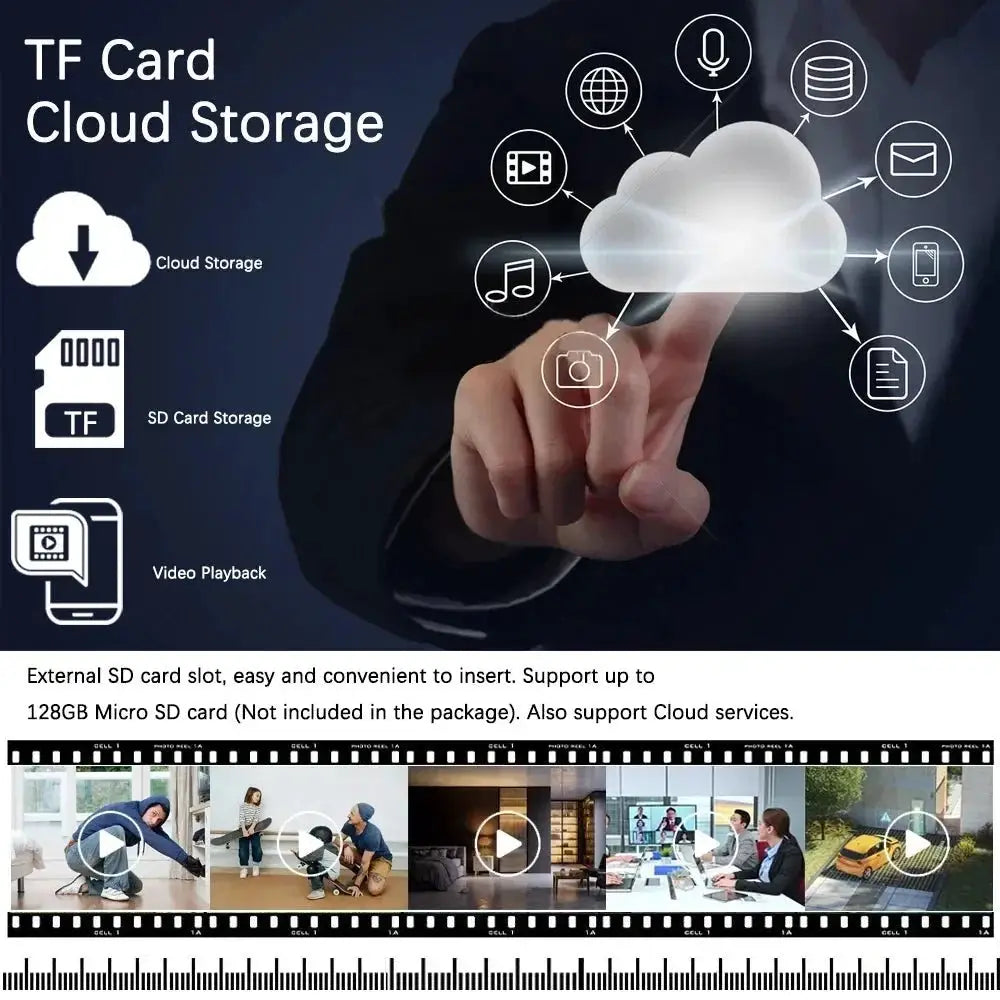 Ninivision 5MP WiFi Indoor Camera 360 PTZ AI Detection Pet Monitor Tuya P2P - stepyours.com