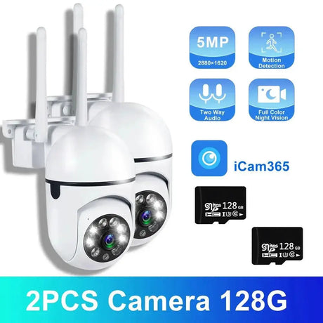 5MP Outdoor Wireless Security Camera With Night Vision