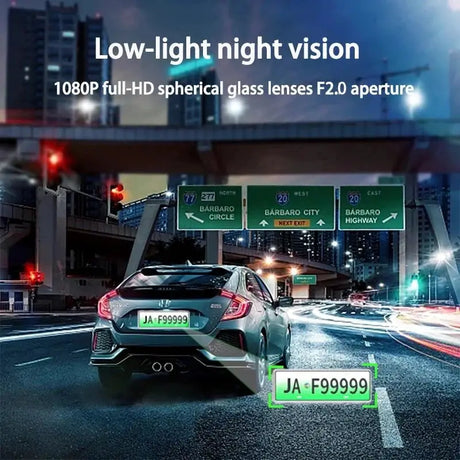 1080P Car Dash Cam 2 To 3 Camera Front And Rear Video Recorder Night Vision - stepyours.com