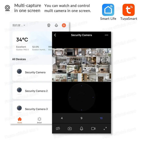 5MP HD WiFi Security Camera With Motion Detection For Baby And Pet Monitor Alexa - stepyours.com