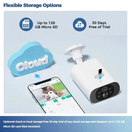 Alevio 2.5K Outdoor Solar Camera Wireless AI Security With Night Vision Hooks - stepyours.com