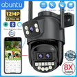 12MP 6K PTZ WiFi Camera with 8X Digital Zoom Outdoor Night Vision CCTV ICSEE - stepyours.com