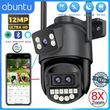 12MP 6K PTZ WiFi Camera with 8X Digital Zoom Outdoor Night Vision CCTV ICSEE - stepyours.com