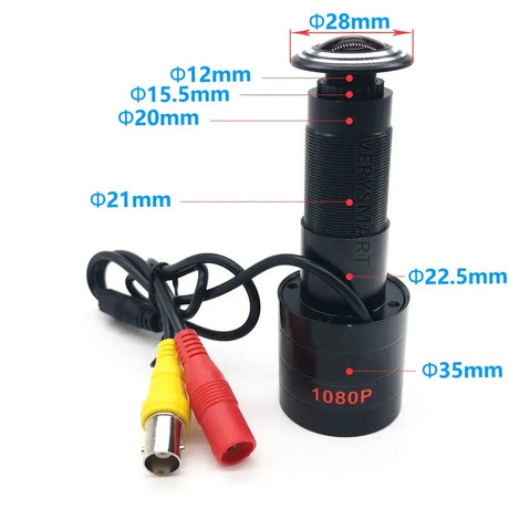 CCTV Door Eye Hole Camera 2MP HD 160 Degree Wide Angle Lens Mini AHD Fisheye Security Surveillance Camera for 1080P AHD Cam SYS by stepyours.com