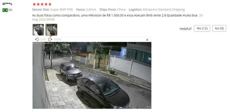 ASECAM 8MP POE IP Camera - 4K Outdoor Surveillance With Human Detection - stepyours.com