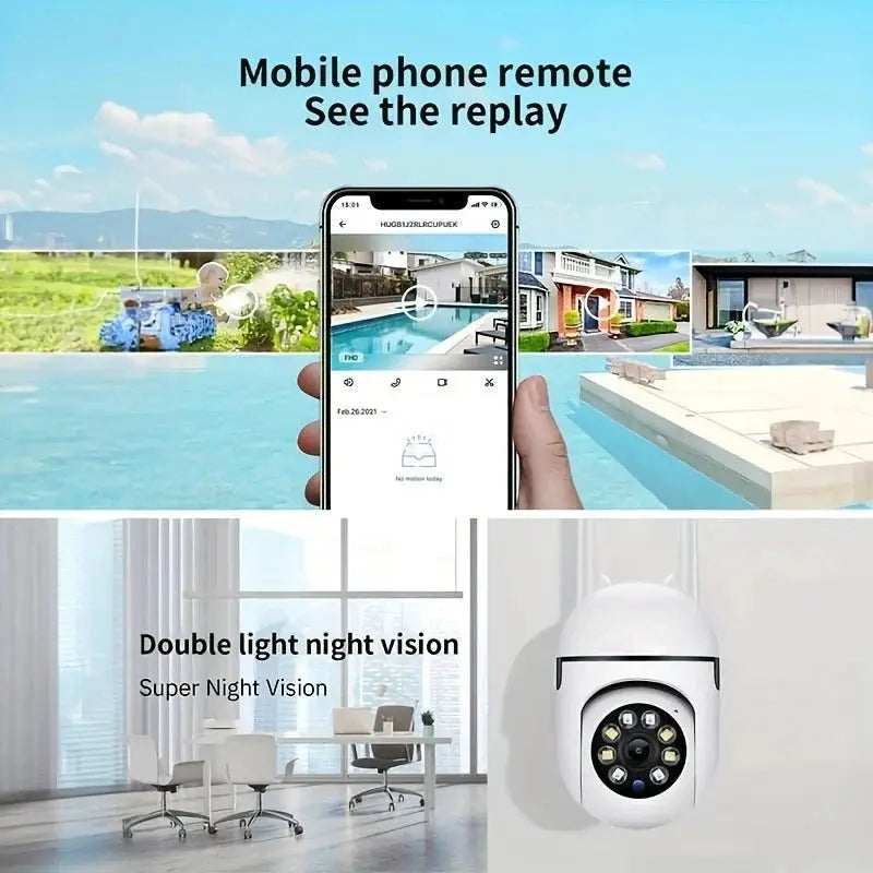 BoyKeep Wireless 1080P Security Camera Outdoor TwoWay Audio 360 NightVision - stepyours.com