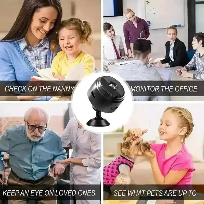 A9 Mini Camera - 1080P WiFi Security for Home Surveillance and Remote Monitoring - stepyours.com