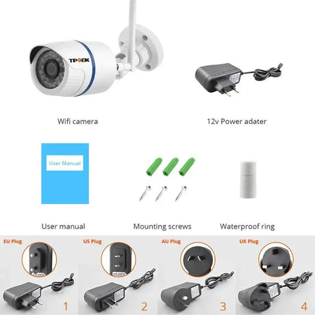 4MP Wireless Outdoor Security Camera With Night Vision