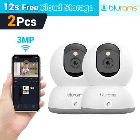 BoyKeep Baby Monitor Camera 2K HD Motion Detection And Two Way Audio 360 View - stepyours.com