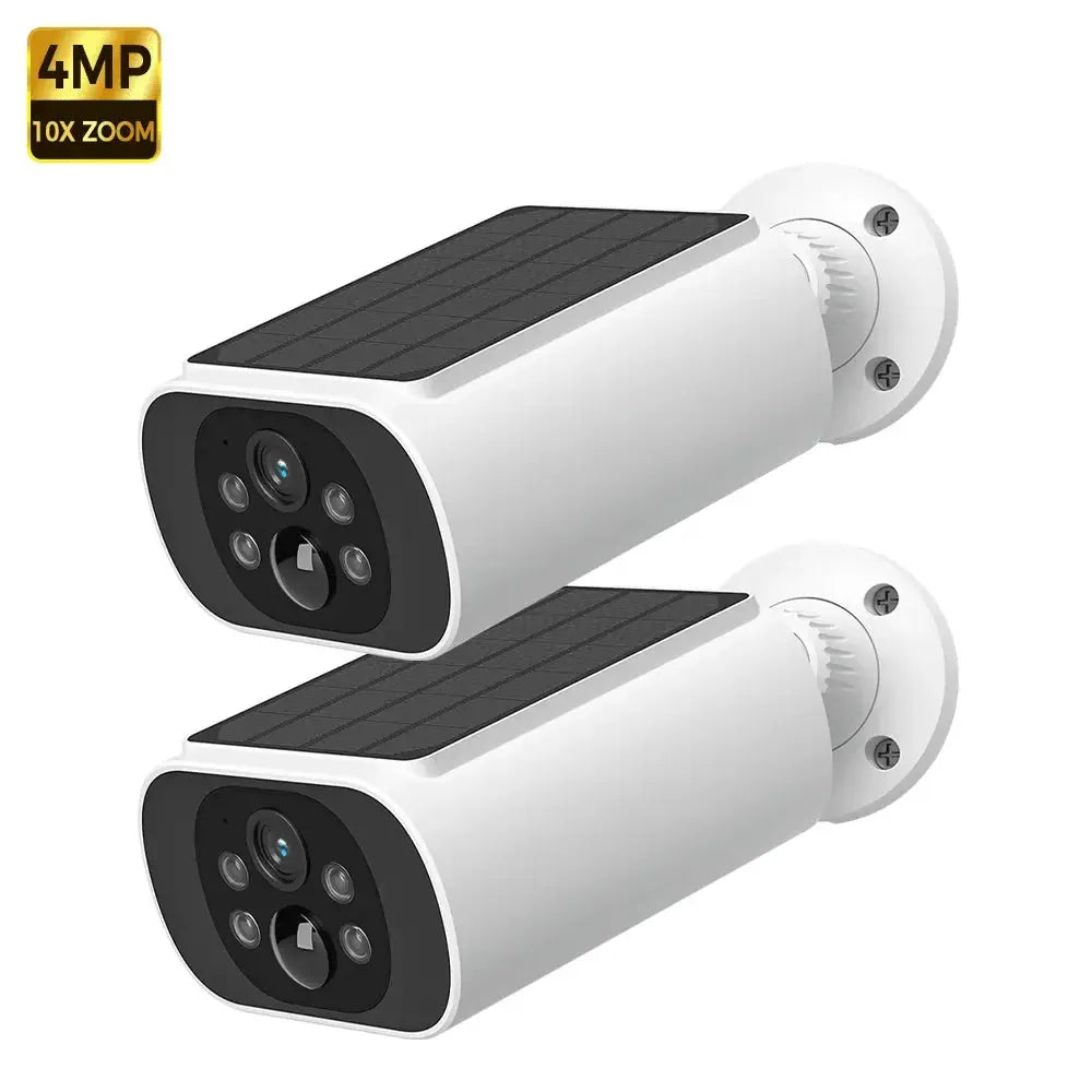 ALEVIO 2.5K Solar Outdoor Wireless Security Camera - AI Detection - stepyours.com