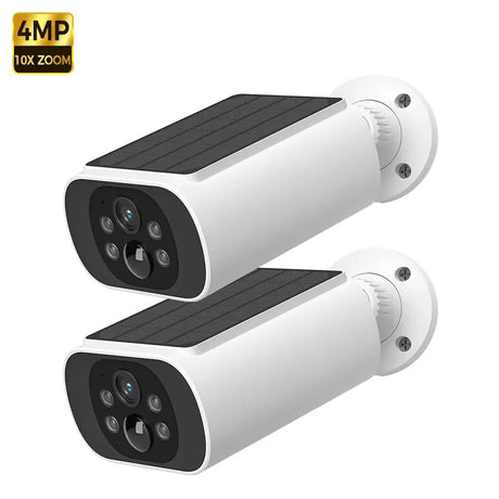 Alevio 2.5K Outdoor Solar Camera Wireless AI Security With Night Vision Hooks - stepyours.com