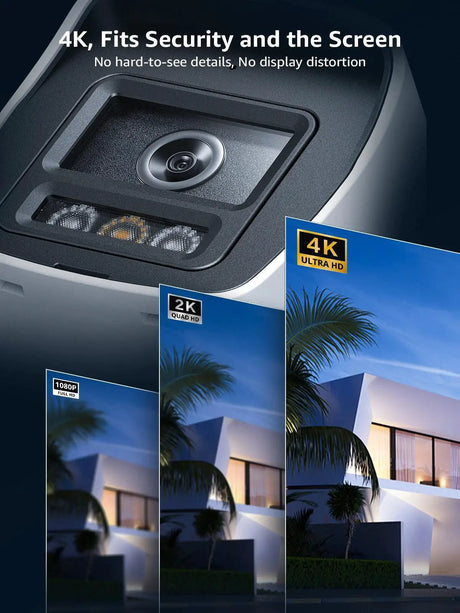 8MP Weatherproof Surveillance Camera With Microphone