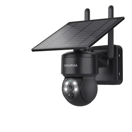 Shiwojia Wifi Wireless PTZ Solar Camera 4G SIM Outdoor 4MP