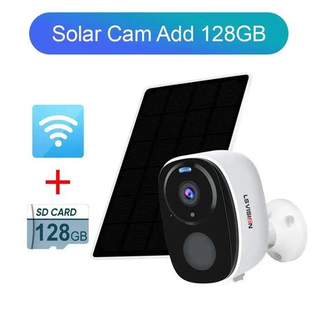 LS Vision Solar Powered Outdoor Security Camera Pro