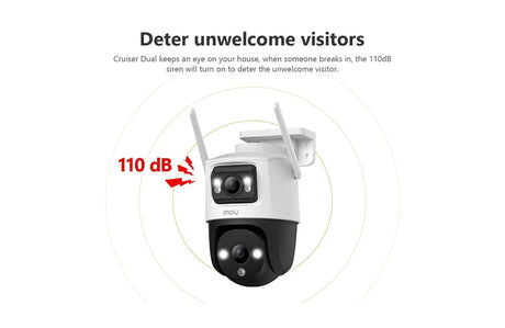IMOU Dual Lens Outdoor PT Camera 360 AI Security With Human And Vehicle Alerts - stepyours.com