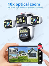 DIFANG 20MP Outdoor Security Camera With 10x Zoom And Auto Tracking - stepyours.com