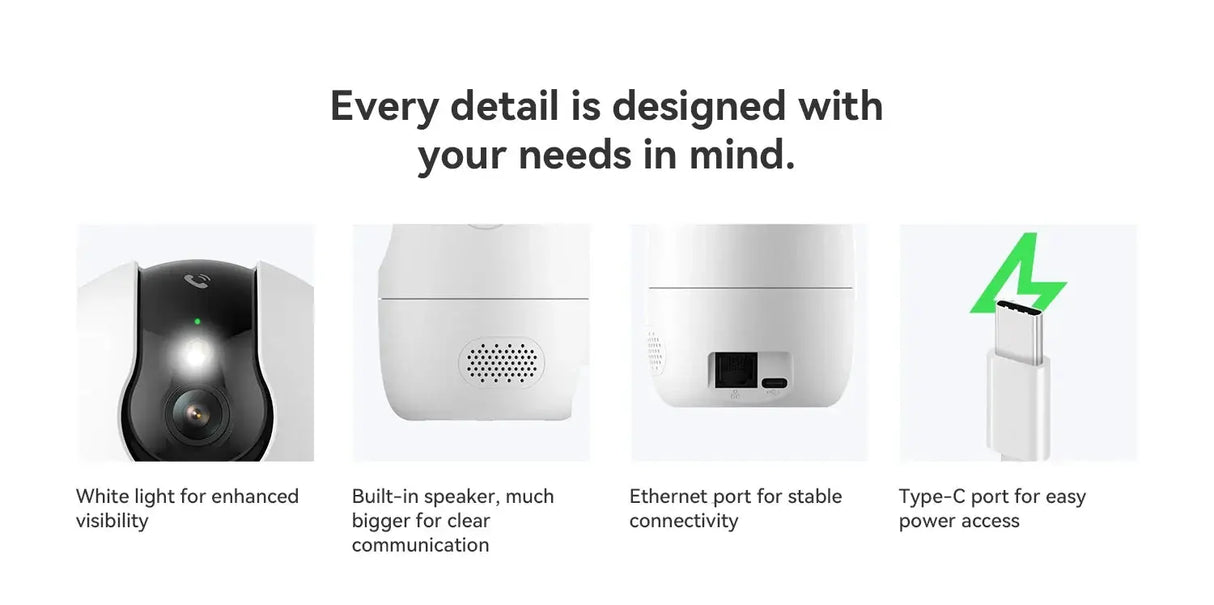 Imou Ranger 2C Pro 3MP WiFi Camera With AI Detection 360 Coverage Two Way Talk - stepyours.com