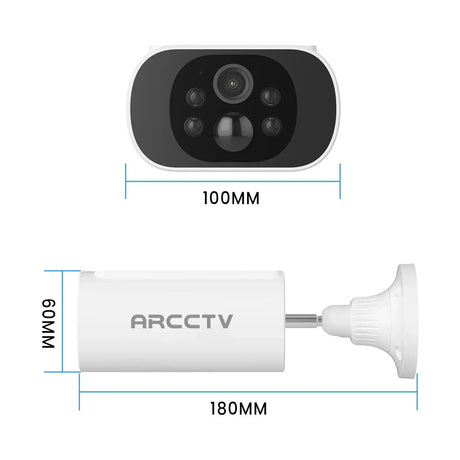 ARCCTV 2K Wireless Solar Camera - Humanoid Detection And Night Vision - stepyours.com