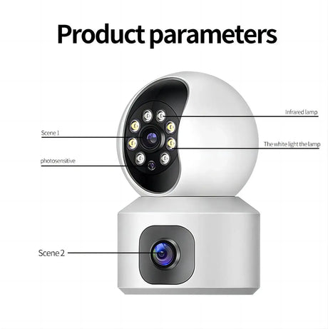 Tuya 8MP Dual Lens WiFi IP Camera - Color Night Vision With Auto Tracking - stepyours.com
