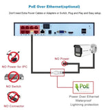 Outdoor PoE IP Security Camera 4K 8MP Waterproof With Two Way Audio - stepyours.com