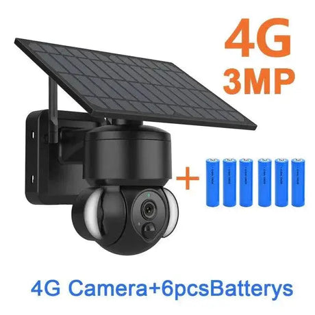 Solar Powered Outdoor Wireless Security Camera Weatherproof