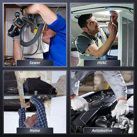 Industrial Endoscope Camera 2.4 Inch IPS LCD 1080P IP67 Waterproof Borescope - stepyours.com