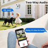 Hooked On 8MP 4K WiFi PTZ Camera Dual Lens Outdoor Security ICSEE App - stepyours.com