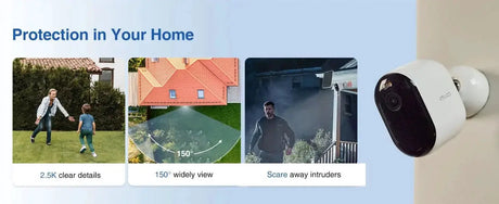 Imilab EC4 Outdoor Security Camera 2.5K Battery Powered Color Night Vision - stepyours.com